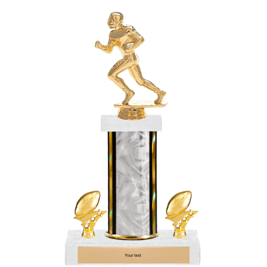 Football Figure & Trim Single Column Trophy