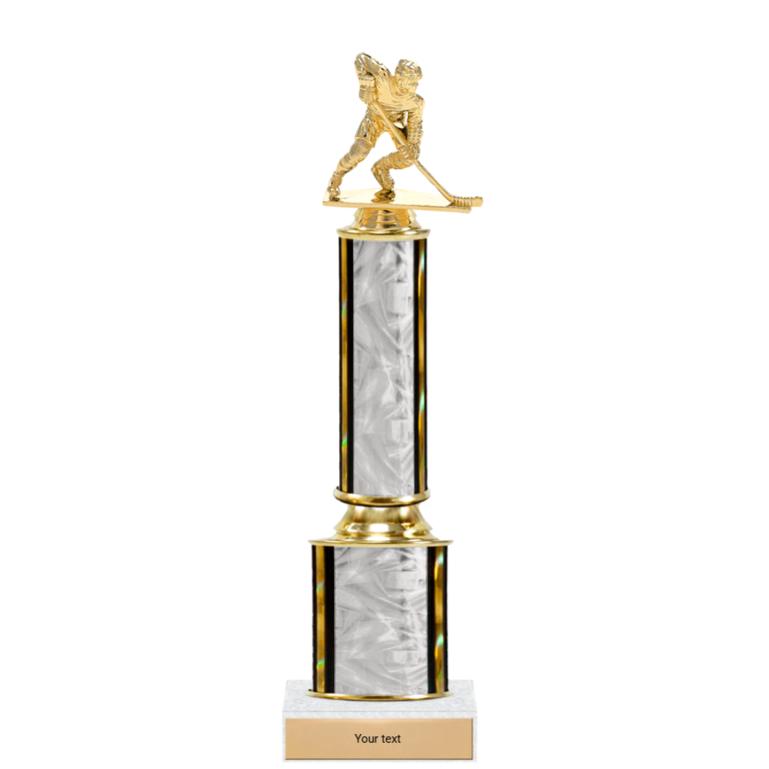 Hockey 2 Tier Trophy w/ Figure