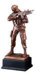 US Army Large Figure Trophies - 11 1/2" Tall