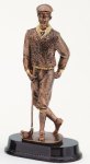 Old Fashion Golfer Large Figure Trophies - 13" Tall