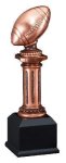 Football Pedestal Large Figure Trophies - 11" Tall