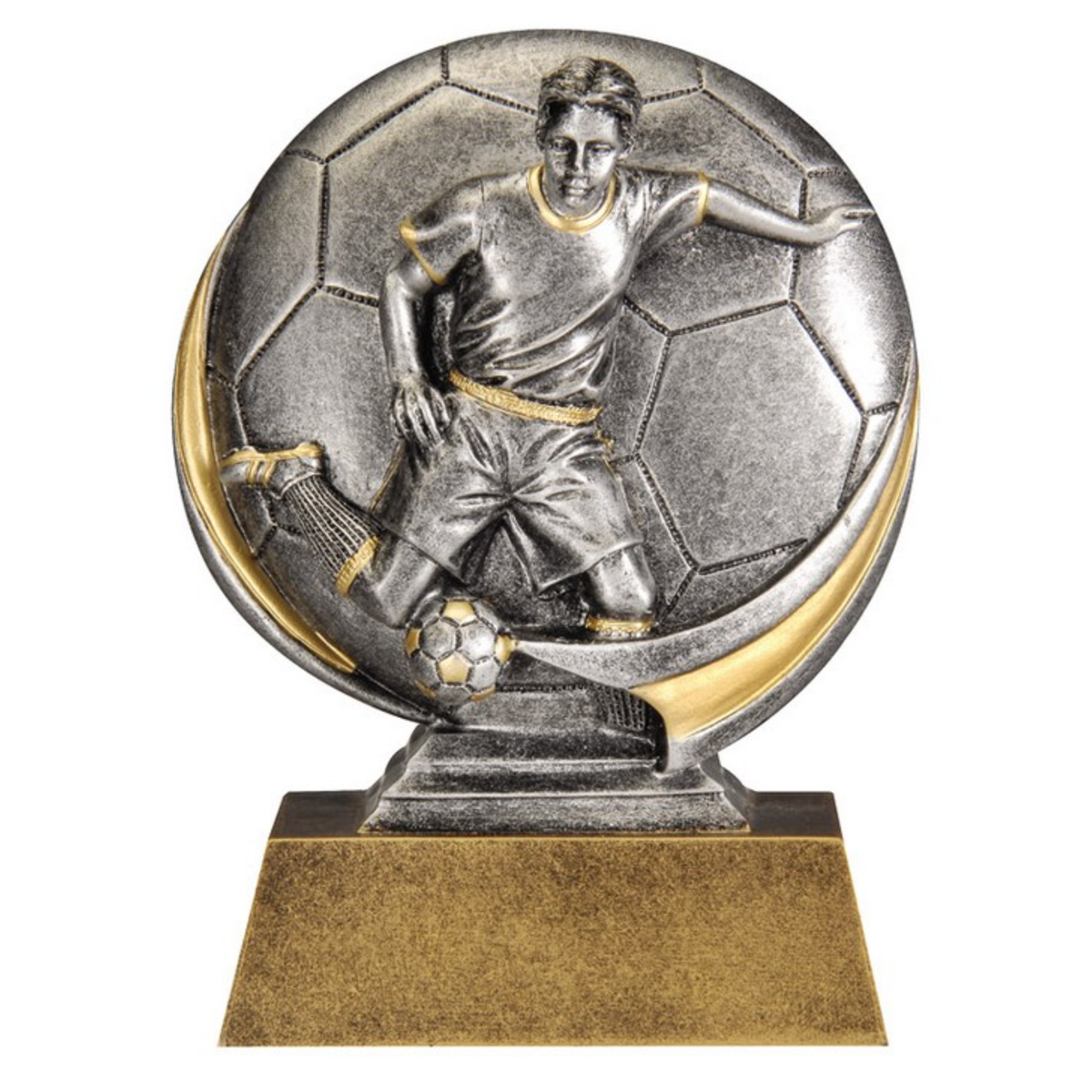 Soccer Motion Resin Award