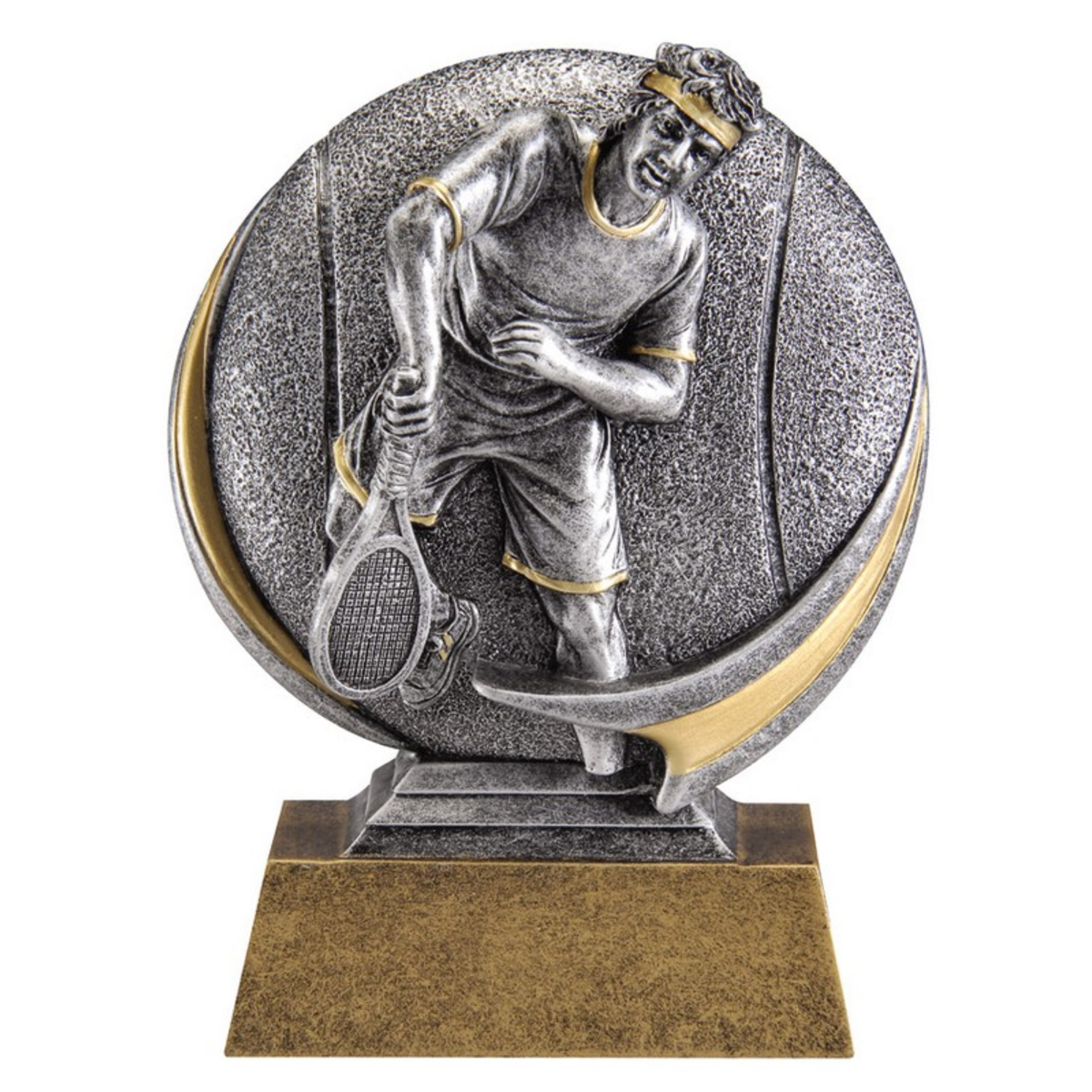 Male Tennis Motion Resin Award