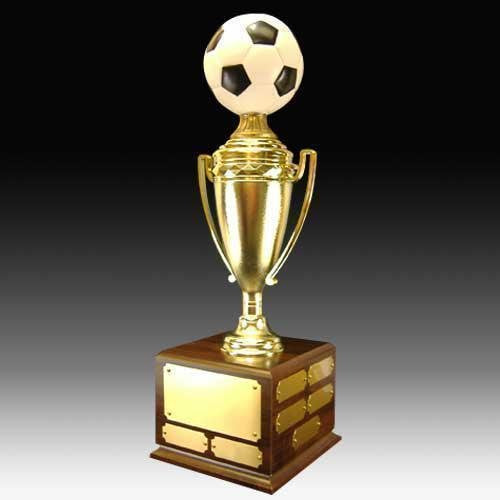 Perpetual Soccer Trophy with Cup