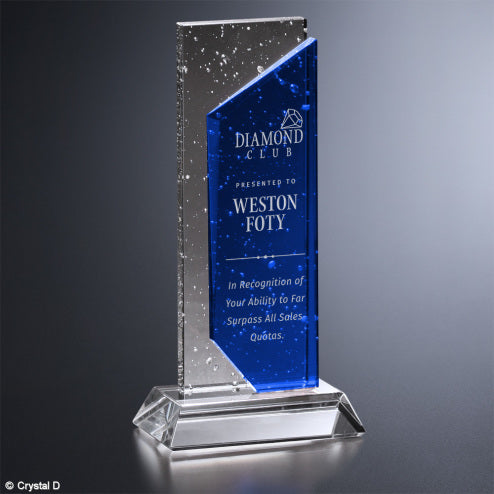 Solstice Crystal Stand Up Award