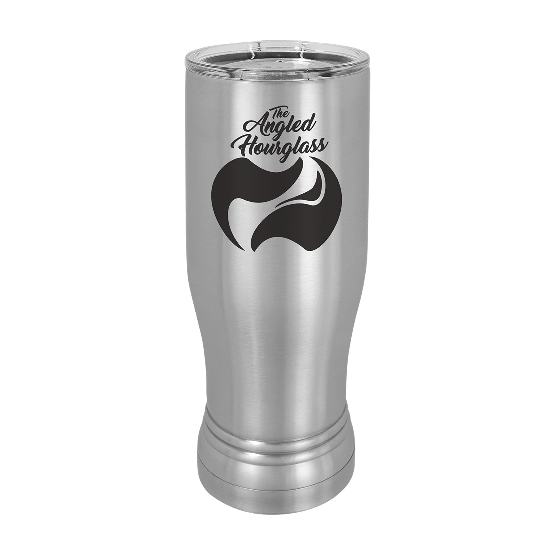 14 oz. Polar Camel Pilsner w/Clear Lid Stainless Steel